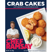 By Chef Ramsay Crab Cakes Appetizer, 7 oz Box (Frozen)