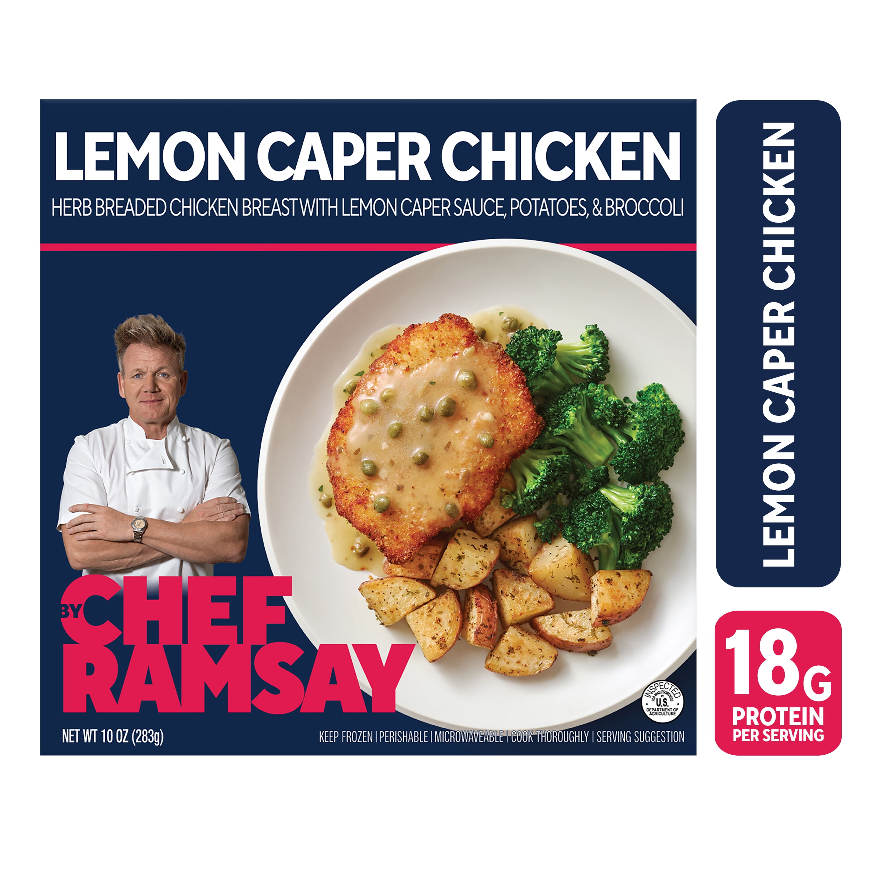 By Chef Ramsay Lemon Caper Chicken, 10 oz Bowl (Frozen)