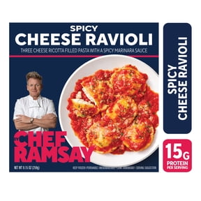 By Chef Ramsay Spicy Cheese Ravioli with Calabrian Chili Marinara Sauce, 9.15 oz (Frozen)