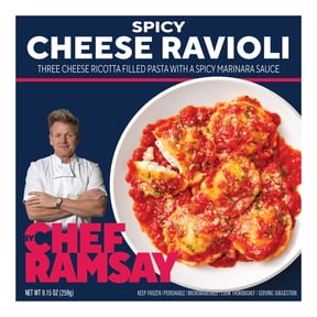 By Chef Ramsay Spicy Cheese Ravioli with Calabrian Chili Marinara Sauce, 9.15 oz (Frozen)