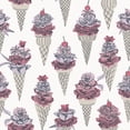 thumbnail image 1 of By Dylan M Floral Ice Cream Pink Peel & Stick Wallpaper, 1 of 3