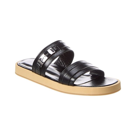By FAR Easy Leather Sandal, 41, Black