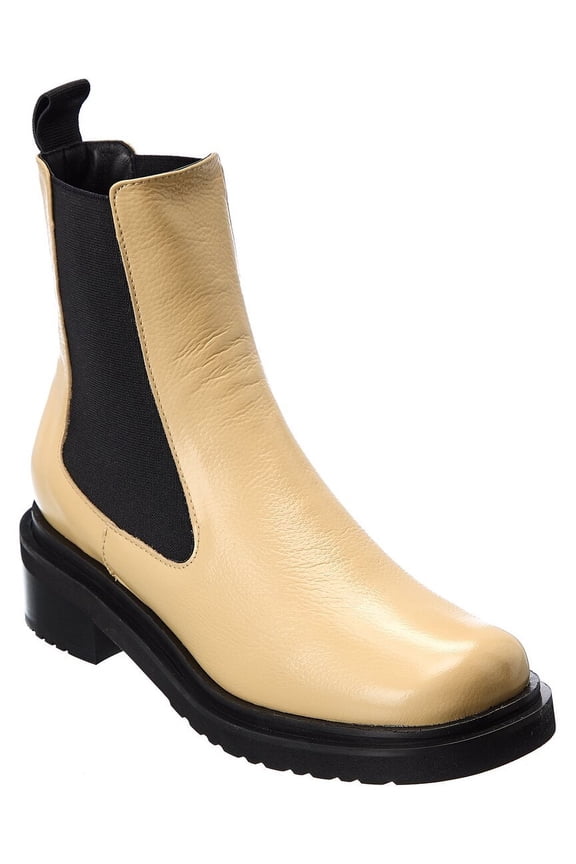 Rika Leather Boot, 40, Beige