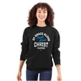 thumbnail image 1 of By Grace Faith Christ Alone Jesus Sweatshirt for Men or Women Brisco Brands S, 1 of 6
