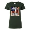 thumbnail image 1 of By His Blood We Are Healed Inspirational/Christian Womens Graphic T-Shirt, Forest Green, Medium, 1 of 5