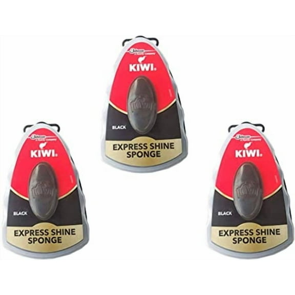 By King Of Wonder Black Shoe Shine Sponge 0.2 Fl Oz ( Pack Of 3 )