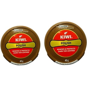 By King Of Wonder Kiwi Shoe Polish Paste (Pack Of 2) (Dark Tan)