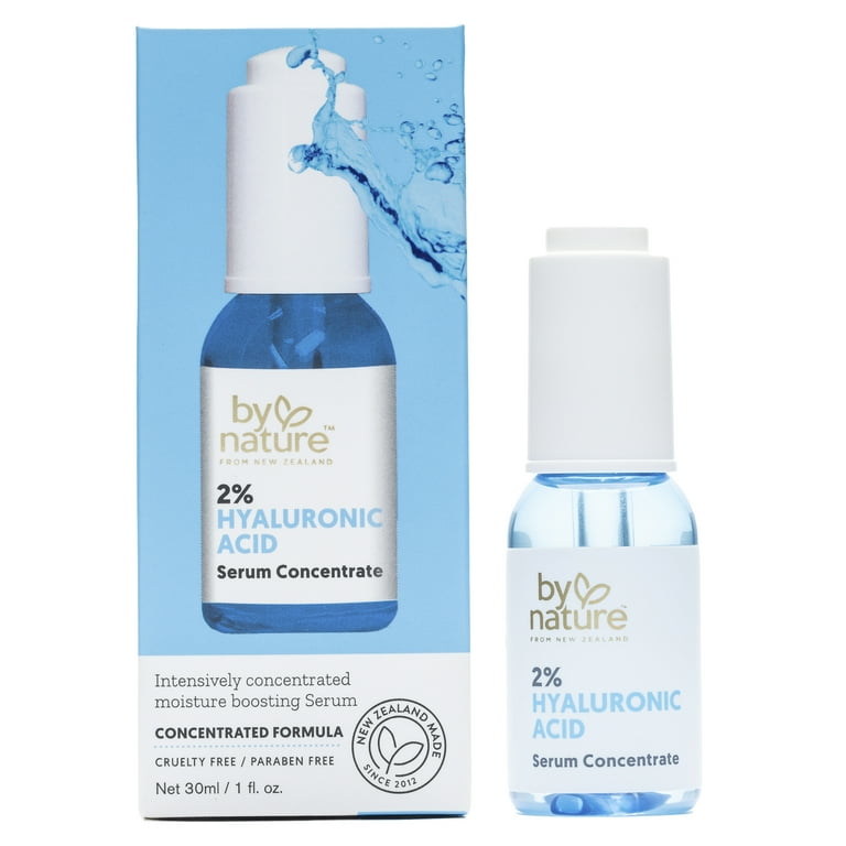 By Nature 2% Hyaluronic Acid Serum Concentrate for Dry and Tired