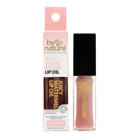 By Nature Juicy Watermelon Lip Oil with Vitamin E