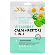 By Nature Vitamin E Calm + Restore 2-in-1 Mask