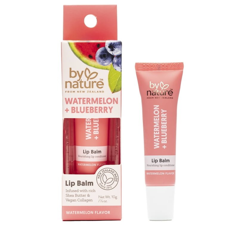 By Nature from New Zealand Watermelon & Blueberry Lip Balm