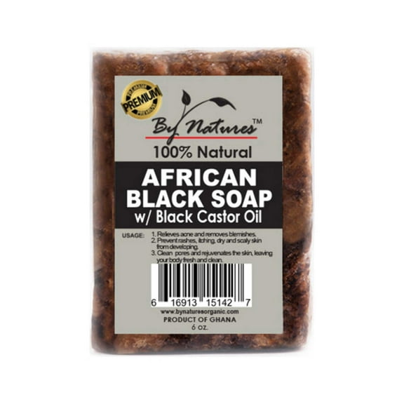 By Nature's African Black Soap – 6.5 oz