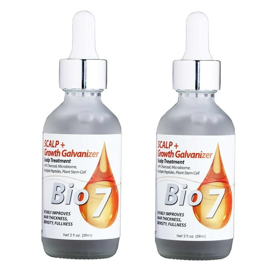 By Natures Bio7 Scalp+ Growth Galvanizer Treatment 2 Fl Oz (2 Pack)
