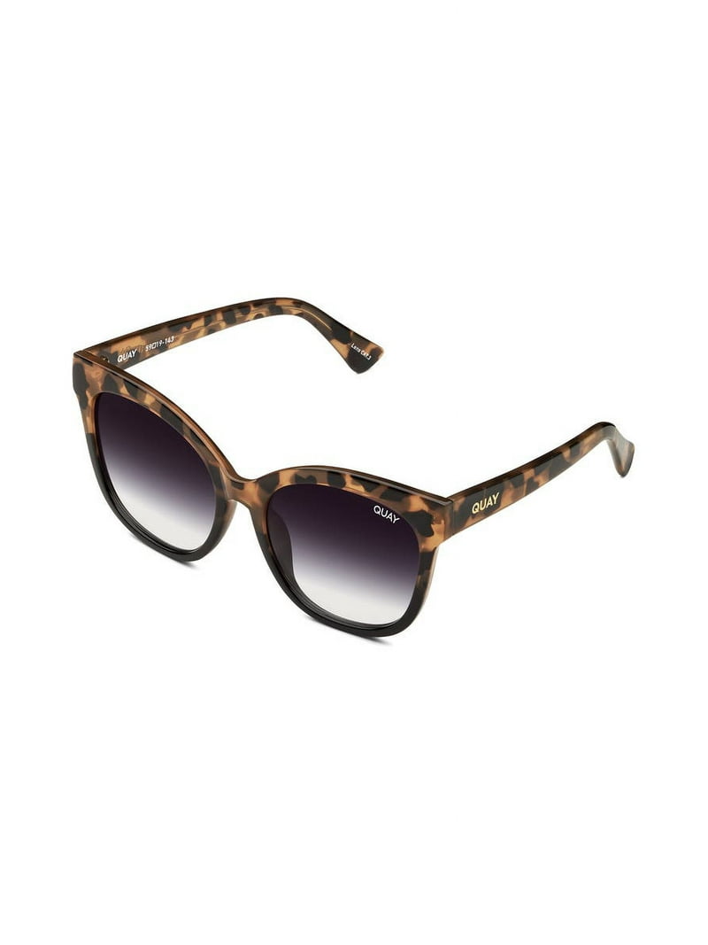Quay Australia Black Tortoiseshell Cat Eye Sunglasses NWT Polarized Quay Australia Honey Tortoise/Brwn Cat Eye  main image 4