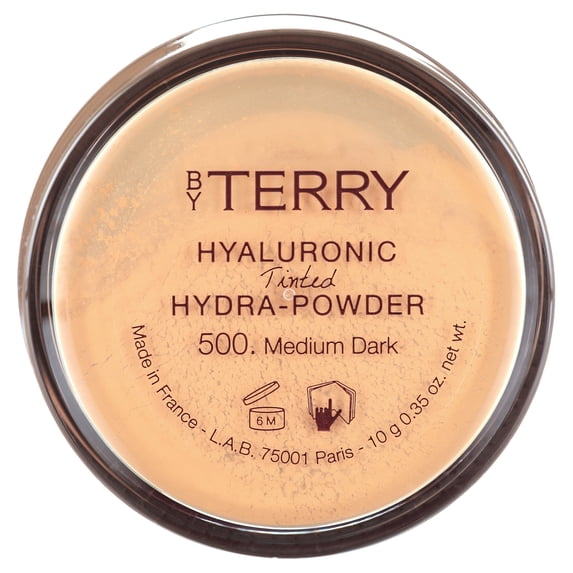 By Terry Hyaluronic Tinted Hydra Powder, Matte Finish, N500 Medium Dark