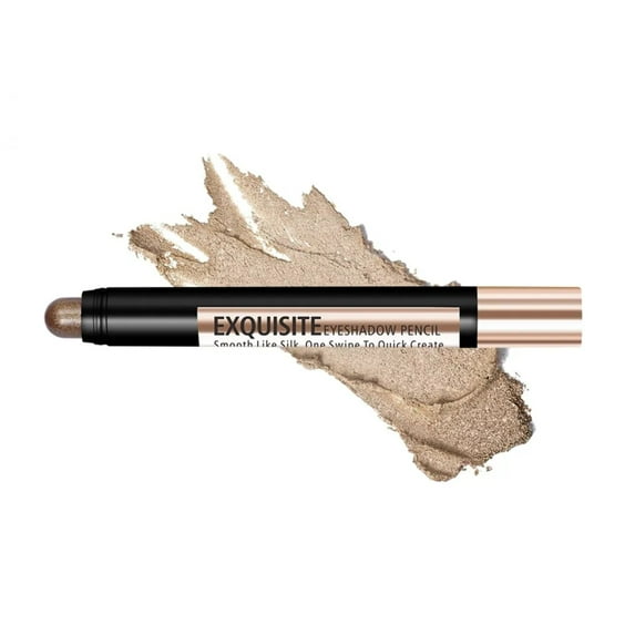 By The Clique Exquisite Shimmer Eyeshadow Stick Pencil | Long Lasting Waterproof Crayon | Smokey Bronze, Silver Pearl or Champagne Gold