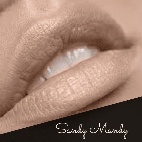By The Clique Premium Long Lasting Matte Liquid Lipstick | Beige Nude | Sandy Mandy