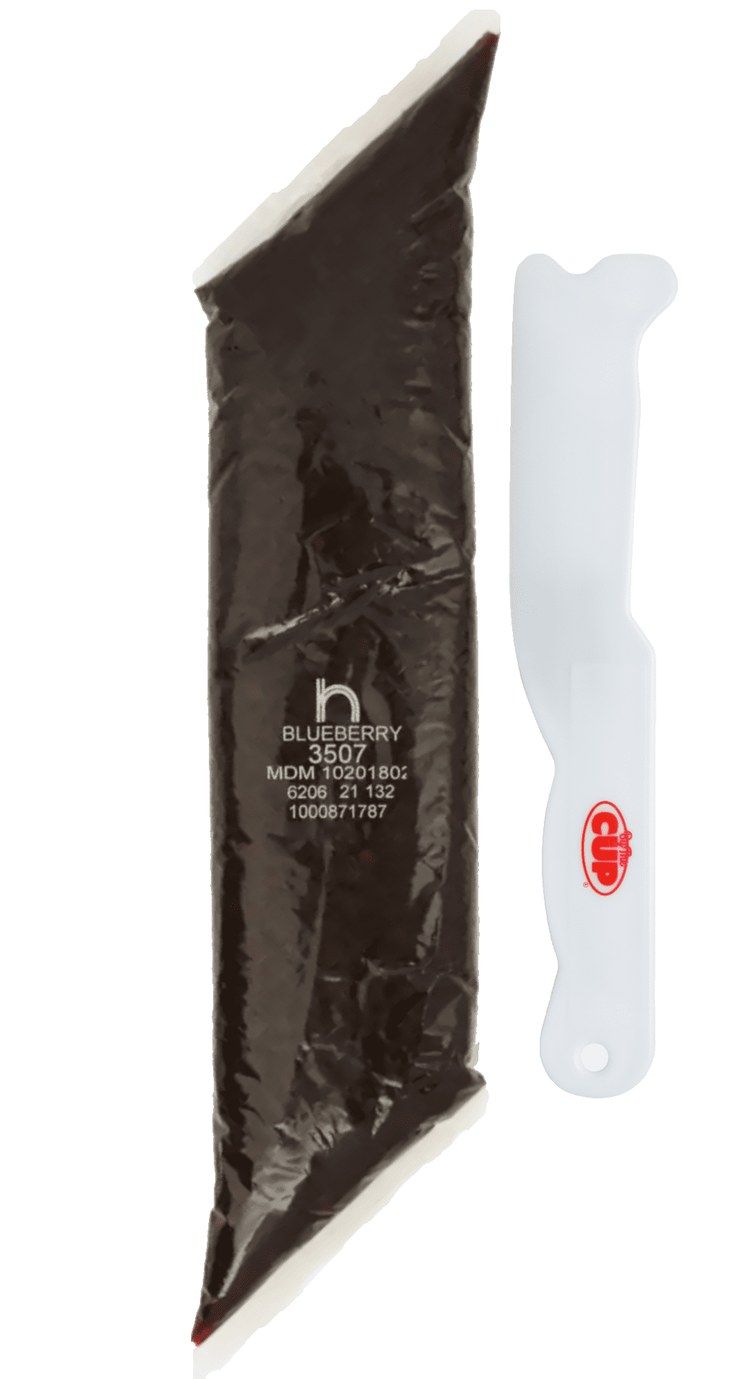 Henry & Henry Blueberry Pie & Pastry Filling, Fully Cooked, shelf-stable, 2 Pound & By The Cup Spatula Knife