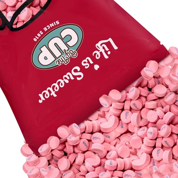 By The Cup Pink Wintergreen Mints, 5.25 Pound Bulk Bag