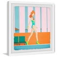 thumbnail image 1 of By The Pool Iv Framed Painting Art Print, 18.00" x 1.50", 1 of 6