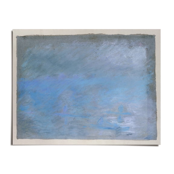 By The Sea, 1886 Drawing - Claude Monet - 8x10 - Wall Art Print - UNFRAMED