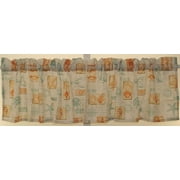 By The Sea 60Wx12L Valance Green