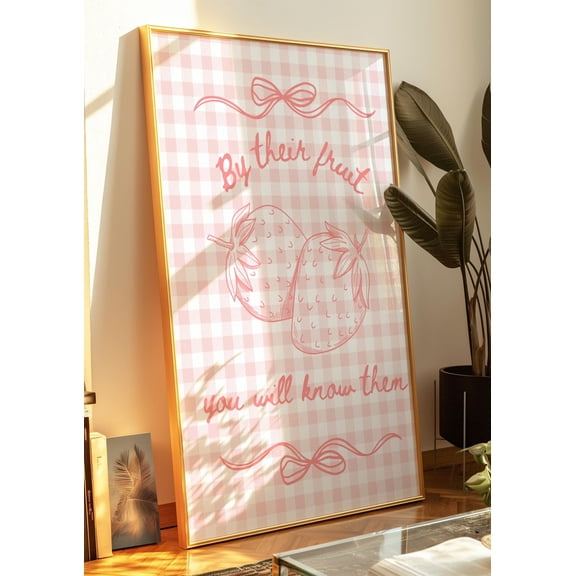 By Their Fruit Wall Art, Unframed Paper Poster 8x10in