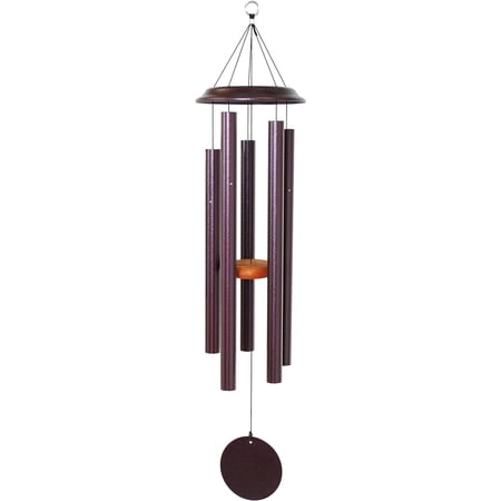 By Wind River - 42 Inch Plum Wind Chime For Patio, Backyard, Garden, And Outdoor Décor (Aluminum Chime) Made In The