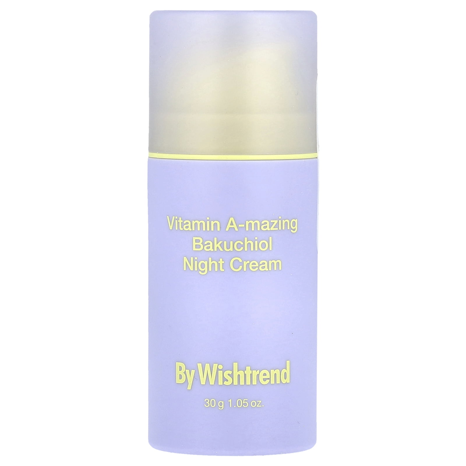 By Wishtrend Vitamin A-Mazing Bakuchiol Night Cream, 1.05 oz (30 g)