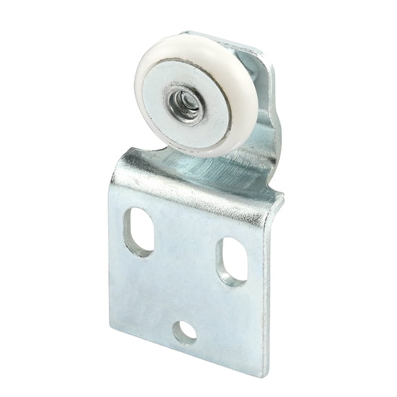 By-pass Closet Door Top-Hung Front Rollers and Brackets (2-pack)