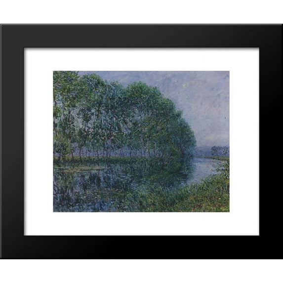 By the Eure River in Summer 20x24 Framed Art Print by Gustave Loiseau