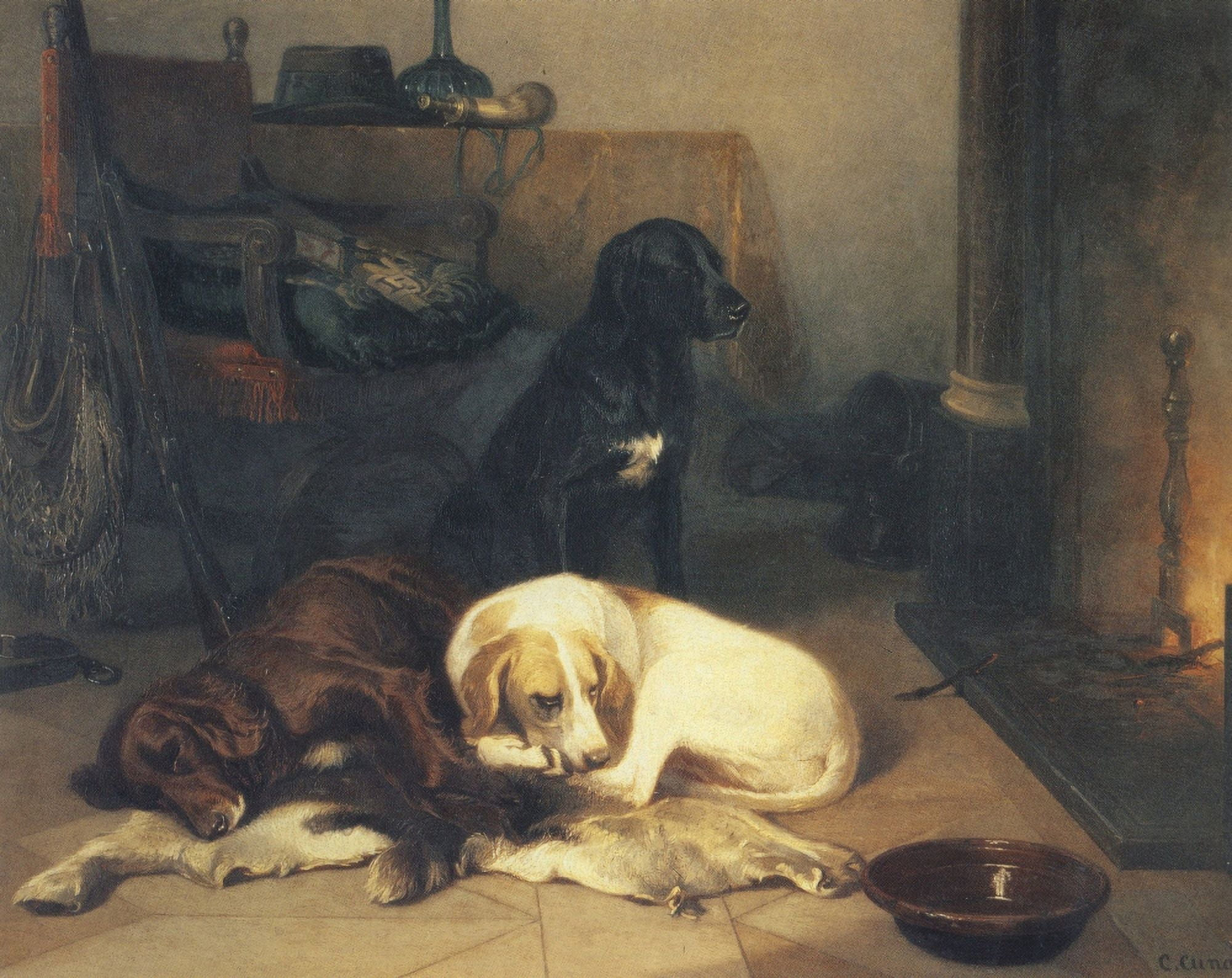 By the Fireside Canvas Art - Conradyn Cunaeus (24 x 36)