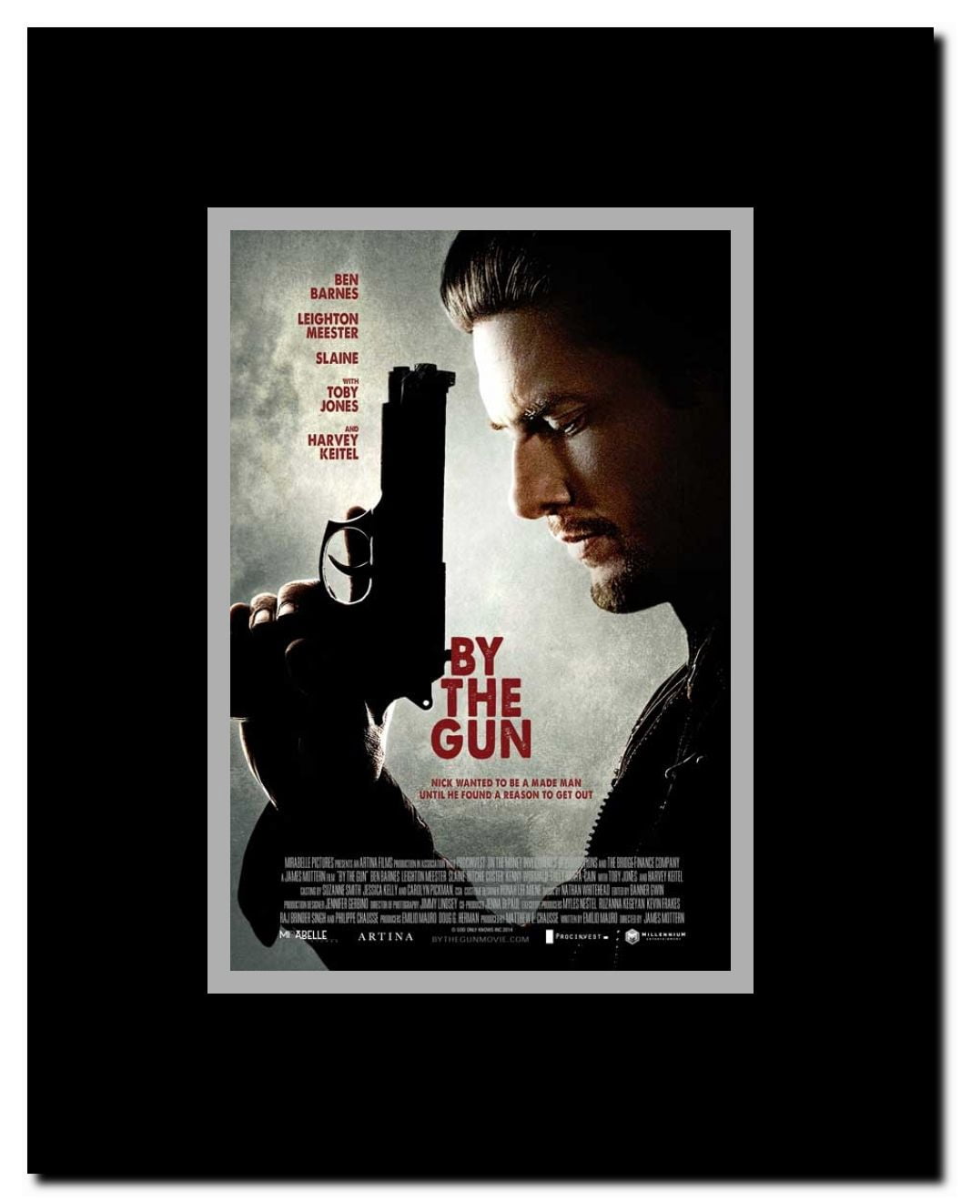 By the Gun Framed Movie Poster