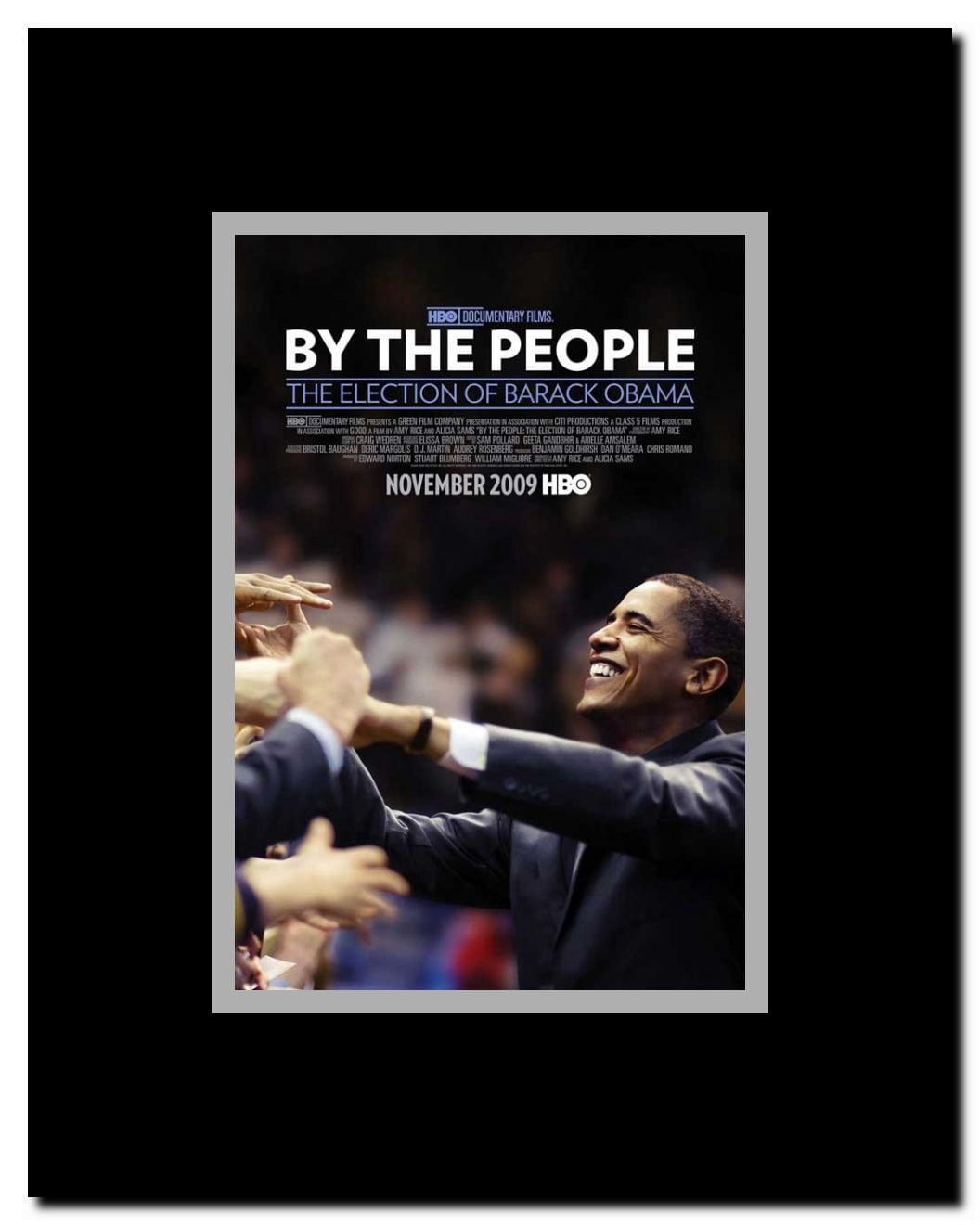 By the People: The Election of Barack Obama Framed Movie Poster