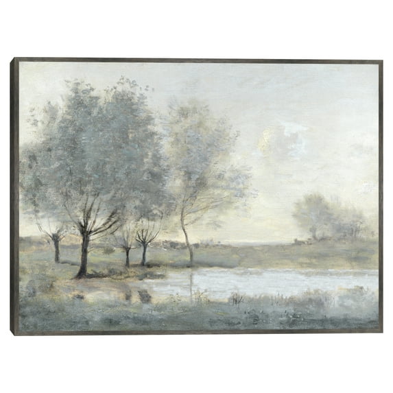 By the Pond II by Christy McKee Framed Canvas Art Print