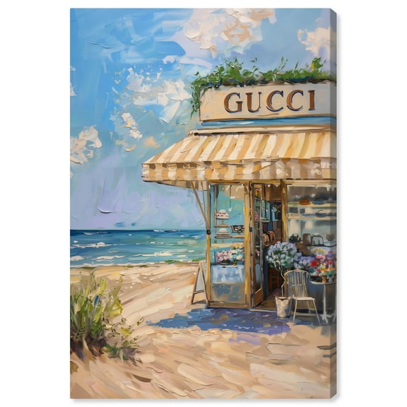 By the Sea Store Canvas Monet Coastal by Art Remedy, Gallery Wrapped, 24" x 36"
