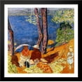 thumbnail image 1 of By the Sea, Under the Pines 28x28 Large Black Wood Framed Print Art by Pierre Bonnard, 1 of 2