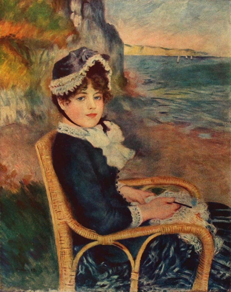 By the Seashore 1883 Canvas Art - Pierre-Auguste Renoir (18 x 24)