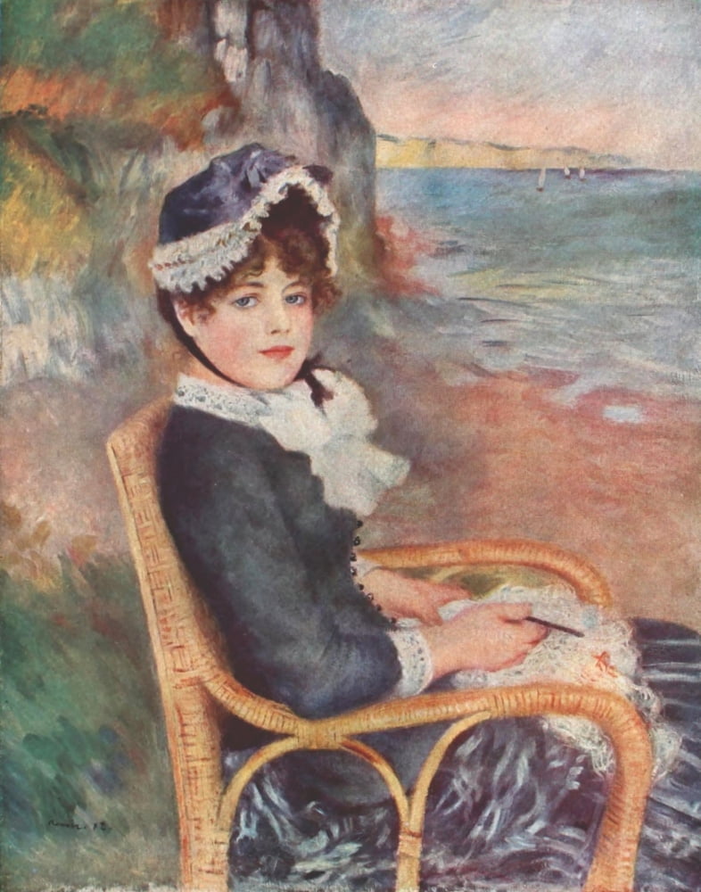 By the Seashore Canvas Art - Pierre-Auguste Renoir (18 x 24)