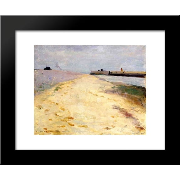 By the Shore, Walberswick 20x24 Framed Art Print by Metcalf, Willard