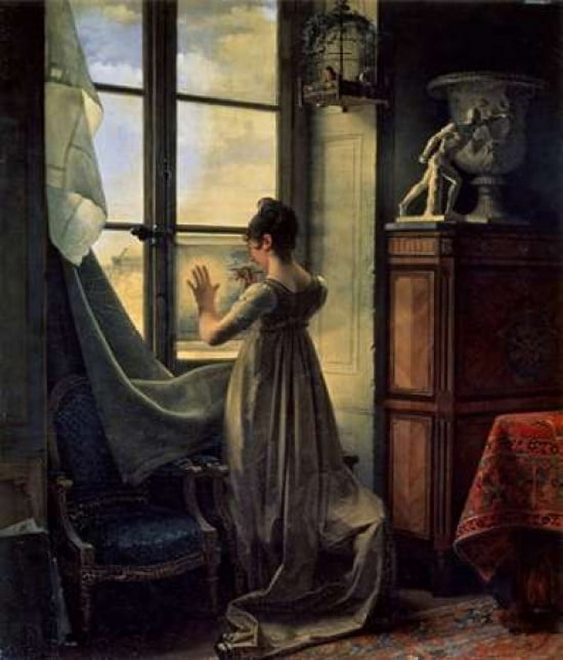 By the Window Canvas Art - Martin Drolling (24 x 24)
