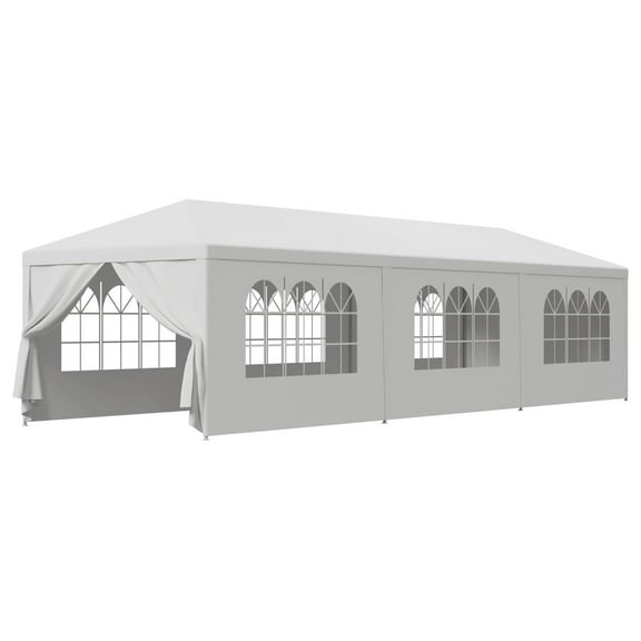 ByEUcuk 10'x30' Outdoor Party Wedding Tent Canopy Waterproof Camping Gazebo BBQ Shelter Pavilion Heavy Duty, 8 Removable Sidewalls (10x30)