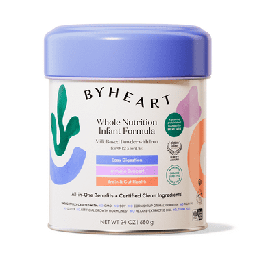 ByHeart Whole Nutrition Powder Infant Formula for 0-12 Months, 24 oz Canister