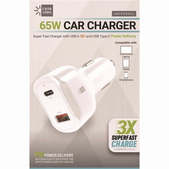 ByTech BTHCLPDV6105WT 65W Car Charger, White
