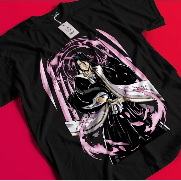 Byakuya Kuchiki Shirt Bleach Anime Tshirt Aizen T-Shirt Ichigo Bankai Yhwach Tee