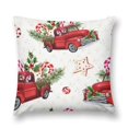 Bybiment 1 Pack Plush Throw Pillow Cover, Christmas Watercolor Toy