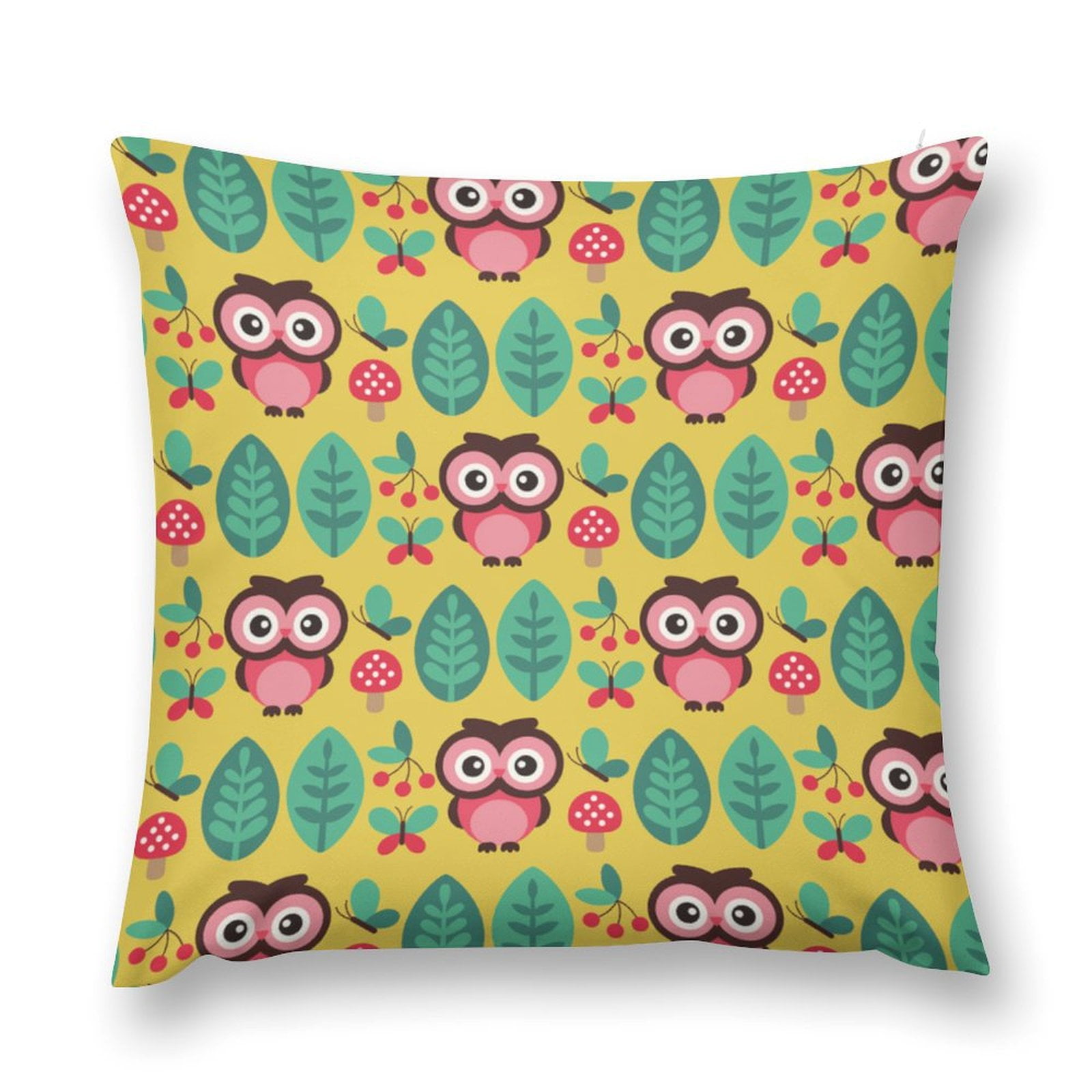 Bybiment 1 Pack Plush Throw Pillow Cover, Cute Baby Pattern Design Soft