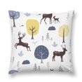 Bybiment 1 Pack Plush Throw Pillow Cover, Pattern Simple Natural