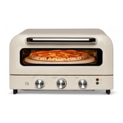 Willow 1800W Electric Pizza Oven, White   Indoor Countertop Pizza Maker, Digital Temp Control, Preheat & Keep Warm Function, Pizza Stone Included, Heats to 750 F for Stone-Baked Pizza
