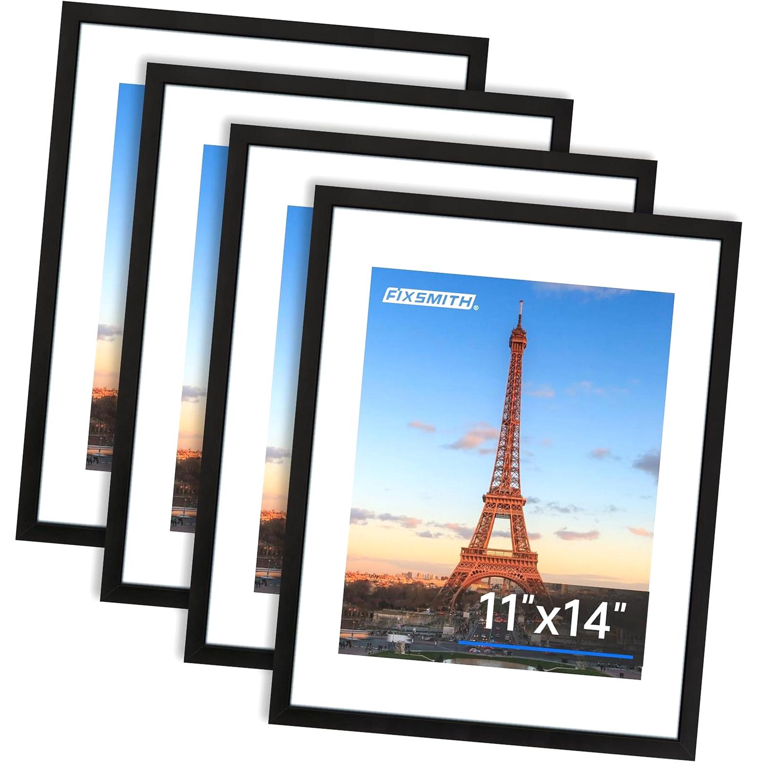 Bybiment 11x14 Picture Frame Bulk-4 Pack, Photo Frame with HD ...